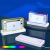Dust Cover with 16 LED Colors Light Base for Nintendo Switch/OLED,Slim Dock Case