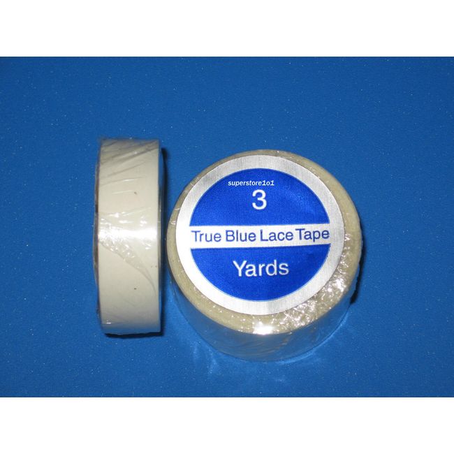 SUPERTAPE TRUE BLUE LACE TAPE 1/2" X 3 YD ROLL~WEFT HAIR EXTENSIONS.