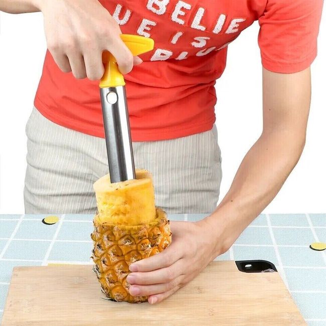 NEW.  Stainless Steel Pineapple Corer Cutter Slicer Wedger Dicer Kitchen Tool