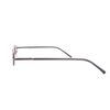 Metal Frame Reading Glasses Portable Spring Hinge Reading Unisex Reader with Glasses case(Gray，+1.5）