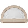 Original Arch Light Filtering Fabric Shade, White, 72" x 36"