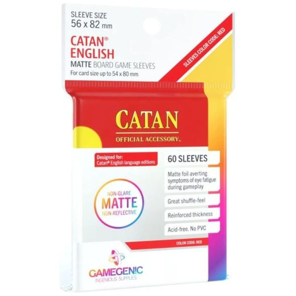 Gamegenic Matte Catan Sleeves (56 x 82mm) (GG1073)