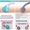 Derma Roller 1.5mm 192 real individual needles for face hair growth beard body skin care titanium microneedle antiaging