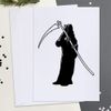 Large (A4) 'Grim Reaper' Blank Greeting Card (GC00023904)