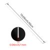 Othmro ABS Plastic Round Rods, 1mm x 0.5m, 4 Pack, White, Commercial Grade