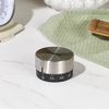 Salter Magnetic Mechanical Timer – 60- Minute Timer, No Batteries Needed, Countdown Markers, Stainless Steel, Egg Timer, Kitchen Timer, Perfect for Baking/Cooking, Cream