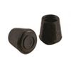 Shepherd 9126 3/4" Black Rubber Leg Tips 4 Count