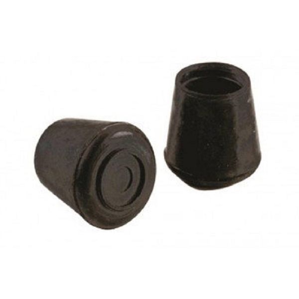 Shepherd 9126 3/4" Black Rubber Leg Tips 4 Count