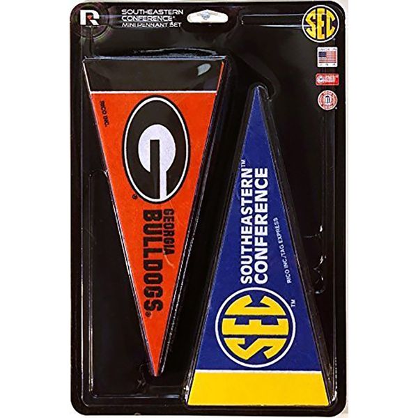 NCAA Mini Pennant Set, SEC Conference Set, New