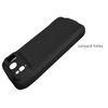 SCDIYEER Protective Case Rugged Rubber Cover for Honeywell EDA52 EDA56 Handheld Barcode Mobile Computer Scanner, Durable Case,Black