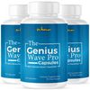 The Genius Wave Pro- Brain Support- 3 Bottles- 180 Capsules