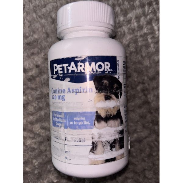 PetArmor Canine Asprin Chewable Tablets for Small Dogs,75 count