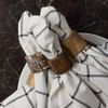 DII Basic Napkin Ring Collection, Decorative Rustic Farmhouse Style, Large Set, White Wash Finish, 6 Piece