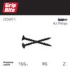 Grip-Rite 2CDWS1#6 X 2 Phillips Bugle Head Coarse Thread Sharp Point Drywall Screw, 1lb Box