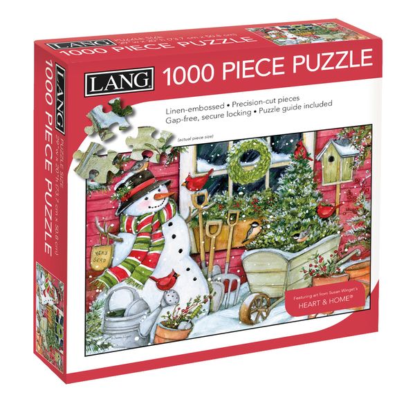 LANG Snowman Winter Garden Puzzles - 1000 Pc (5038067)