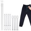 10pcs Rope Threader, 3 Designs Drawstring Threader Tool Set Bodkin Sewing Tool Easy Insert Drawstring DIY Rope Threader Clip Replacement Drawstring for Hoodies Sweatpants