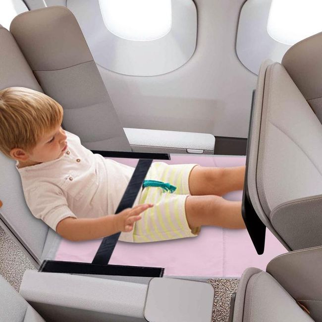 Toddler Airplane Seat, Baby Airplane Travel Footrest Bed, Portable Airplane  Foot Hammock for Kids, Baby Airplane Footrest Bed Airplane Travel