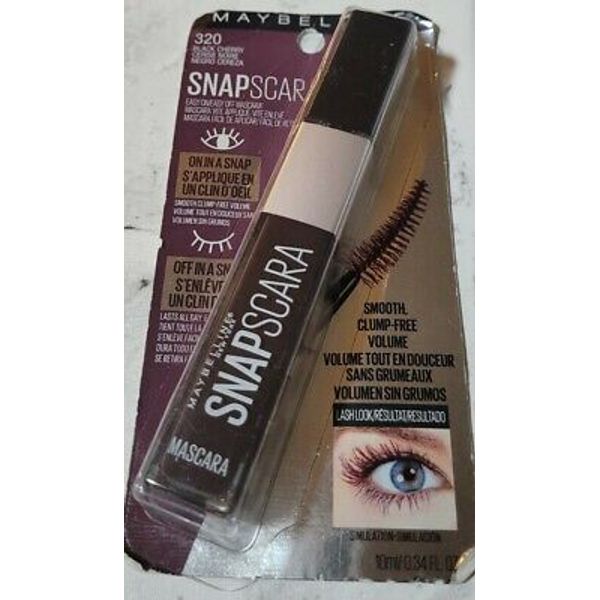 Maybelline New York Snapscara Mascara Black Cherry 320 Smooth Clump Free Volume