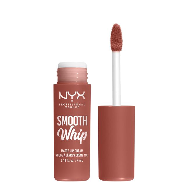 NYX PROFESSIONAL MAKEUP Smooth Whip Matte Lip Cream, Long Lasting, Moisturizing, Vegan Liquid Lipstick - Teddy Fluff (Midtone Pinky Brown)