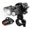  USB Rechargeable Super Bright Bicycle Bike Light Zoomable Tactical Flashlight