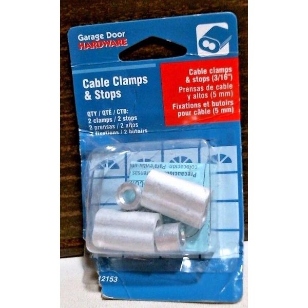 Prime Line GD-12153 Cable Clamps & Stops 2/Clamps /Stops FREE SHIPPING