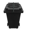 Wheelie Bin Strap Lock Strap in GREY - NO DRILLING, NO GLUEING - Easily Fitted