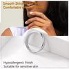 Mens Thumb Rings Silver Band Adjustable Sterling Silver Rings