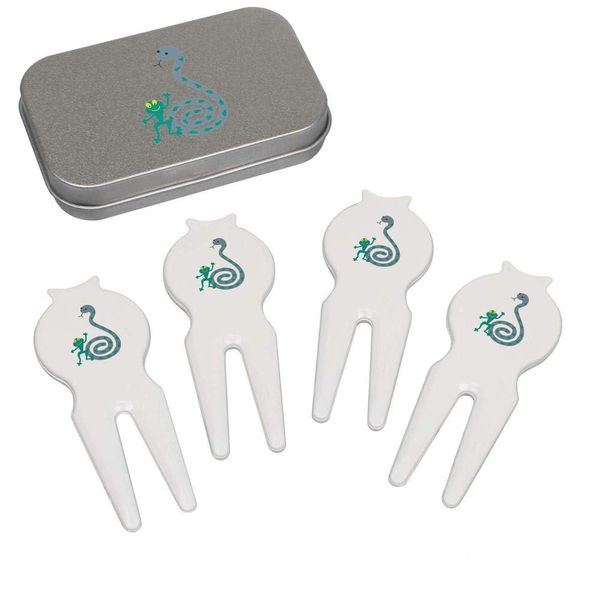 'Frog And A Snake' Golf Divot Tool/Repair Fork Gift Set (GO00064261)