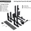 2 Set anti Sag Gate Frame Kit Gate Corner Brace Bracket Heavy Duty Adjustable Ga