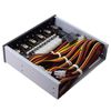 cablecc PW-020 6 Hard Disk Control System Intelligent Control Management System HDD SSD Power Switch with 5.25 CD-ROM Bay