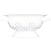 PL 525WS Colander Small Enameled Colander Colander Bowl White