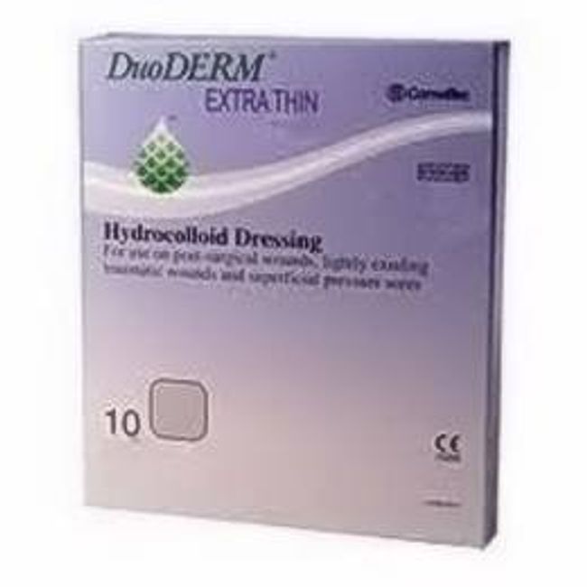 DUODERM EXTRA THIN 9CM X 15CM HYDROCOLLOID DRESSING - 10 DRESSING