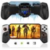 Joso Phone Game Controller for iPhone/Android/PC/Switch with Cooler, Wireless Controller for Android iOS Switch with 2 Back Button Macro Programmable/Vibration, Play COD, Genshin Impact, Emulators