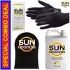 Best Spray Tan Solution - LIGHT - 1 GALLON + Sunless Tanning Self Tanner Lotion