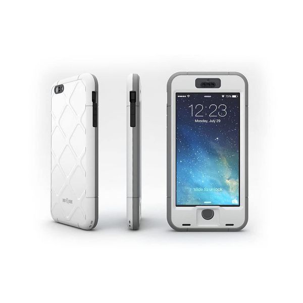 Dog and Bone Wetsuit Waterproof Slim Rugged Case for Iphone 6 Plus 5.5 Inch - (Silver)