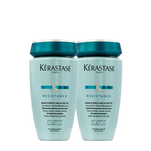 Kerastase Résistance Bain Force Architecte 250ml X2