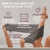 Cleanlogic Body Exfoliating Cloth, Stretchy Detox Charcoal Infused Exfoliator Bath and Shower Washcloths, Reusable Daily Skincare Tool, 3 Count Value Pack