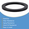 sourcing map Outer Diameter 93mm Nitrile Rubber Flat Washer, Suitable for 3-Inch DN80 Wrench-Type Quick Connector, Black