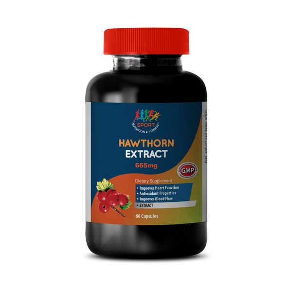 Boost Heart Wellbeing - Hawthorn Leaf Extract 665mg - Potent Cayenne Extract 1B