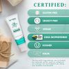 Sprinjene Natural SLS Free Toothpaste with Fluoride for Cavity Protection, Gum Health, Fresh Breath & Helps Dry Mouth for Adults 2 Pack (Improved)