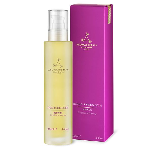 Aromatherapy Associates Inner Strength Body Oil. Luxurious Blend of Oils Made with Clary Sage and Geranium Essential Oils (3.4 fl oz)