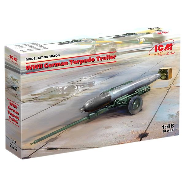ICM 1:48 - WWII German Torpedo Trailer Black