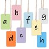 Blank Index Cards with Ring, Small Study Flash Cards Colored Note Cards (8 Pa...