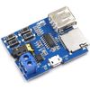 AYMBH MP3 Decoder Board with Lossless Audio, Onboard 2W Power Amplifier, TF Card & USB Support, Auto Playback, Compact MP3 Player Module for DIY Audio Projects