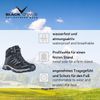 Black Crevice Kinder Trekkingschuhe, Wasserdicht, Low, blau/grün, 28