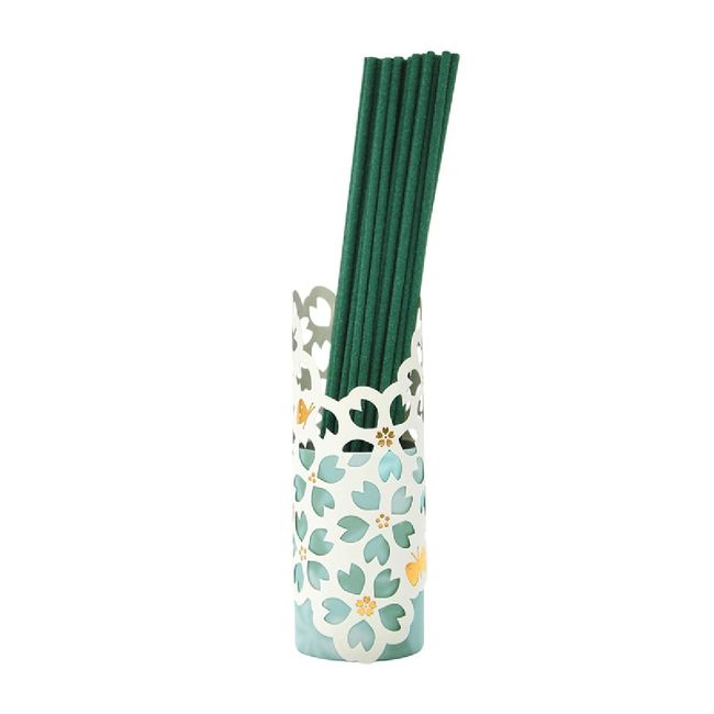 Nippon Kodo Spring Spring Leaves Paper Tube, Pack of 40 Sticks