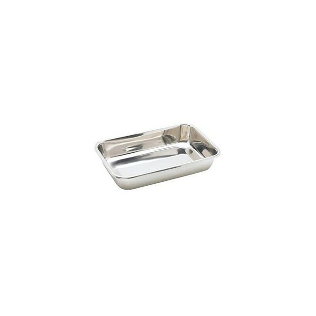 Sterilizing Tray, Stainless, 6" L x 4" W x 1.25" H