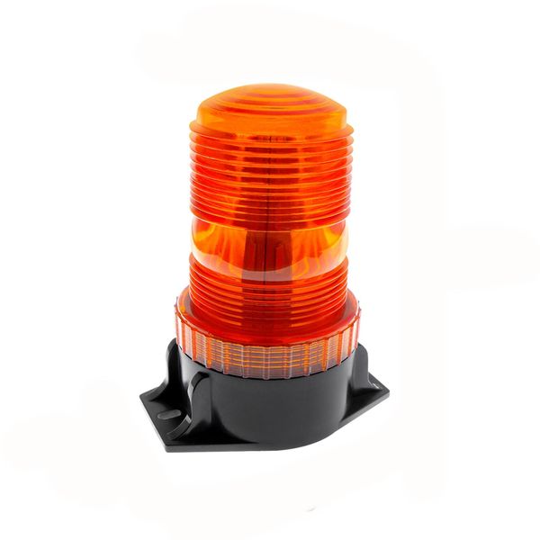 SOONALL Safety Warning Light, 30 LED, High Brightness, Flashing, Rotary Light, Yellow, 12 V, 24 V, Emergency Light, Emergency Flashing Signal Light, Road Guidance Light, Marine, Snowblower, Heavy