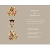 France Luxe Medium Gallery Claw Clip, Chequered Board