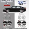 Front & Rear Ceramic Brake Pads for 2008-2013 Chevrolet Avalanche